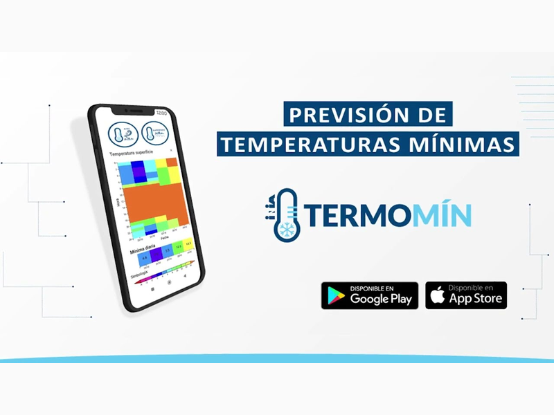 INIA Termomín, app de previsión de temperaturas mínimas para Android e iOS